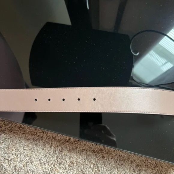 Gucci Dusty Pink GG Belt - Picture 3 of 4